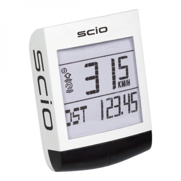Pro Scio fietscomputer wit PRCC0012